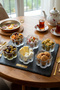 Daisy Orange Dessert, Ice Cream, Magnolia Presentation Bowl/Breakfast Bowl/Cookie Bowl Set of 6, 240 ml - 2