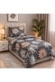 Uykuli̇fe Night Shadow Pattern Modern Single Bedding Set