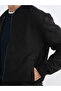 Özmarka New Season Standard Fit Men's Suede Look Bomber Jacket - 4