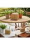 Brk Decorative Plastic Rattan Rectangular Napkin Holder – Natural Wicker Textured Desktop Napkin Stand (5047) - 3