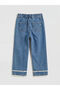 I Lace Detailed Girls' Jean Trousers from Freezen Store - 2