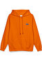 Araba Sırt Printed Hooded Yarı Oversized Sweatshirt Orange Hoodie 1228 - 3