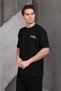 Men's Printed Oversized Crew Neck 2 Two Thread Ko Compact -Shirt - 5