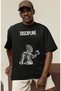 Design Discipline Anime Fitness Bodybuilding Sportsman Gym Printed Unisex Oversized T-Shirt