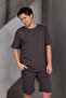 Men's Basic Oversized Bottom-Top 2 Two Thread Ko Compact Medium Set