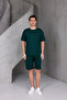 Men's Basic Oversized Bottom-Top 2 Two Thread Ko Compact Medium Set - 2