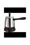Stainless Steel Electric Turkish Coffee Maker - Portable Greek Coffee Pot with 360° Rotatable Base - 3