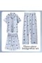 Plus Size Mens Pajamas Set, 3 Piece Soft Cotton Pajamas with Shorts Pants Short Sleeve Sleepwear - 6