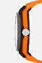 Men SL96572101 Silicone Analog Watch 47mm, Orange - 5