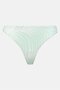 Women Allover Print Bikini Bottom, Light Green - 3