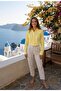 Women's Cotton Satin Premium Cropped Shirt with Front Placket - 2