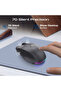 Wireless Mouse, Bluetooth 5.1 + 2.4GHz, OLED DPI Screen, RGB Backlight, 1600DPI, 500mAh Battery - 5
