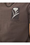 Men Brown Graphic Print Crew Neck T-Shirt - 4