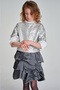 Girls Silver Blouse - 3