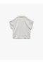 Regular Fit Short Sleeve Satin Shirt - 2
