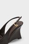 Women's Pointed Toe Shoes, Set of Wedge Heel Stylish Sandals Agis Brown - 8