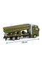 Military-Themed Toy Missile Truck with Pull-Back Mechanism, 8-Missile Launcher, and Ramp - 2