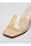 Int1223Y073 3Fx Beige Women's Short Heels Slipper - 3