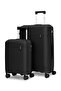 Para John 2 PCS PP Luggage Set 20/28" 8 Wheels Anti-Theft Spinner Suitcase Travel Set