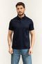 Hidden Placket Detail Reg Polo Men's Polo Neck T-Shirt Blue