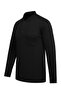 Men's Polo Collar Long Sleeve Pocket Seasonal Black Combed Cotton Sweat Classic Pattern - 5306 - 4