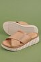 Genuine Leather Comfort Sole Comfortable Daily Slipper Imk.2205 Cappuccino - 7