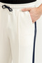 Spiros Men's Active Jogger Fit Sweatpants White - 5