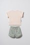 Baby Short Sleeve T-Shirt and Pants Set, 100% Cotton , Infant and Newborn Series - Csy8209 - 7
