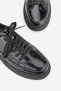 Women's Black Patent Leather Genuine Natural Leather Leather -41 Size Lace-Up Snea Sneakers Kkabi - 4