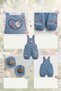 Baby Girl Top and Bottom Salopet Floral Embroidered Set Short Sleeve Cotton Piece Daily Set 100% Cotton - 4