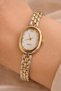 Athira Women's Steel Watch Multi Color Color White Dial Classic Band Oval Case Stylish,Luxury Wrist Watch 2026 - 2
