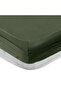 Linestyle Single 100% Cotton Satin Fitted Sheet 100X200+35 cm Khaki - 3