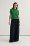 Women's Viscose Knitwear T-Shirt Cardigan Set Grass Green - 5