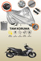 Gray Lock and Rear Bag Compatible Full Protection Rks Arome 125 Engine Tarpaulin