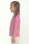 Girls' Short Sleeve Crew Neck T-Shirt - 3