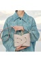 Nodde Woven Geometric Y-Shaped Crossbody Shoulder Bucket Bag - 3