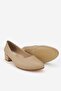 Women's Nude Genuine Natural De Leather Size 5-41 Classic Heel Shoes - 4