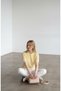 Women's Yellow Ribbon Detail Knitwear Blouse - 3