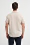Men's Short Sleeve Shirt 20000 Beige - 2