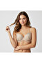 Women's Stone Printed Non-Padded Nude Bra with Attached Straps Bb2413
