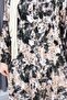 Cotton Dresses in Viscose Package, Patterned Half-Buttoned Anti-Sweat Hijab Dress - 5