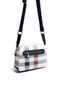White - Navy Blue Plaid Women's Crossbody Bag Sp1201 - 4