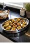 38 cm Stainless Steel Baking Tray Round, Durable Set for Baklava and Pastry - 4