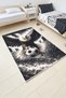 Lavin Black and White Eagle Figured Woven Base Kilim Rug Home and Children's Room Kilim Rug I - 2