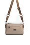 Dark Beige - Latte Plain Women's Crossbody Bag Sp1273