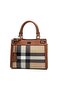 Beige - Tan Plaid Women's Handbag Sp1174
