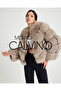 Women's V-Form Zippered Convertible Fur Jacket (Can Be Made into Vest Styles) - 3