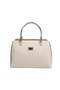 Sand Beige - Sand Beige Plaid Line Square Women's Handbag Sp9721