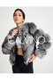 Women's V-Form Zippered Convertible Fur Jacket (Can Be Made into Vest Styles) - 4