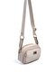 Sand Beige - Sand Beige Plaid Line Square Women's Crossbody Bag Sp1111 - 2
